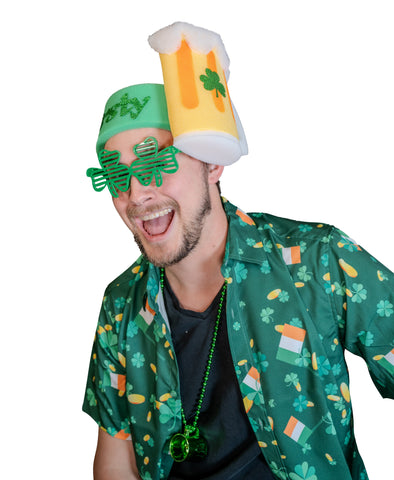 St. Patrick's Beer Mug Headband - Foam Party Hats Inc