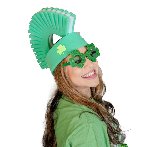 St. Patrick´s Mohawk Headband - Foam Party Hats Inc