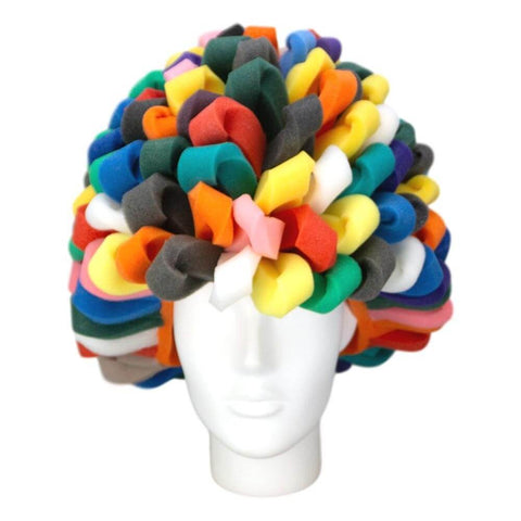 Rainbow Afro Wig - Foam Party Hats Inc