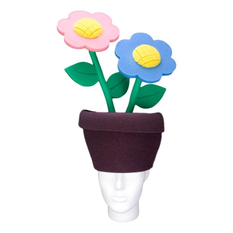 Flower Pot Hat - Foam Party Hats Inc