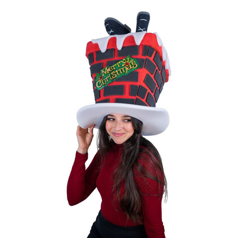 Christmas Chimney Hat - Foam Party Hats Inc