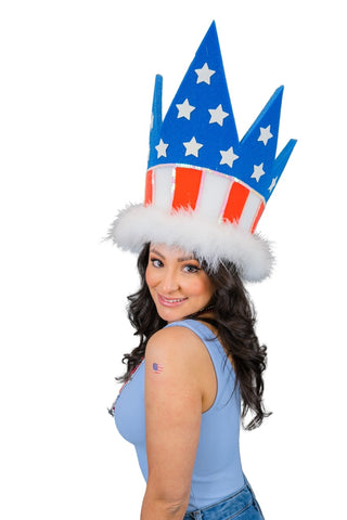 USA Crown Hat - Foam Party Hats Inc